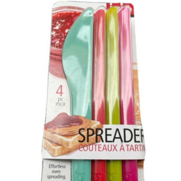 Kitchen Joie Msc 7 Multi Purpose Spreader Knife 4pc Set Bpa Free